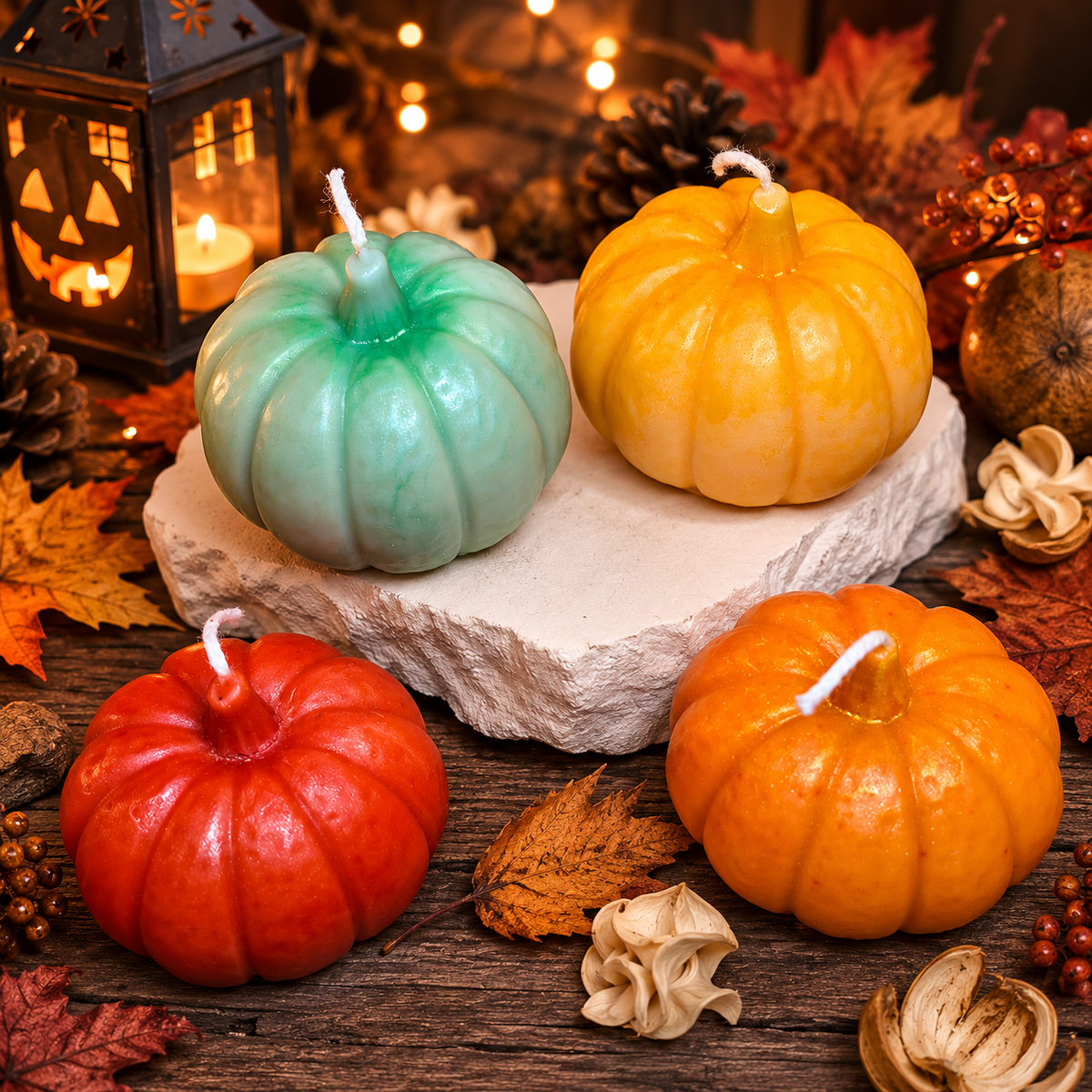 Harvest Pumpkin – Dekorative Kürbiskerze 🎃🍂