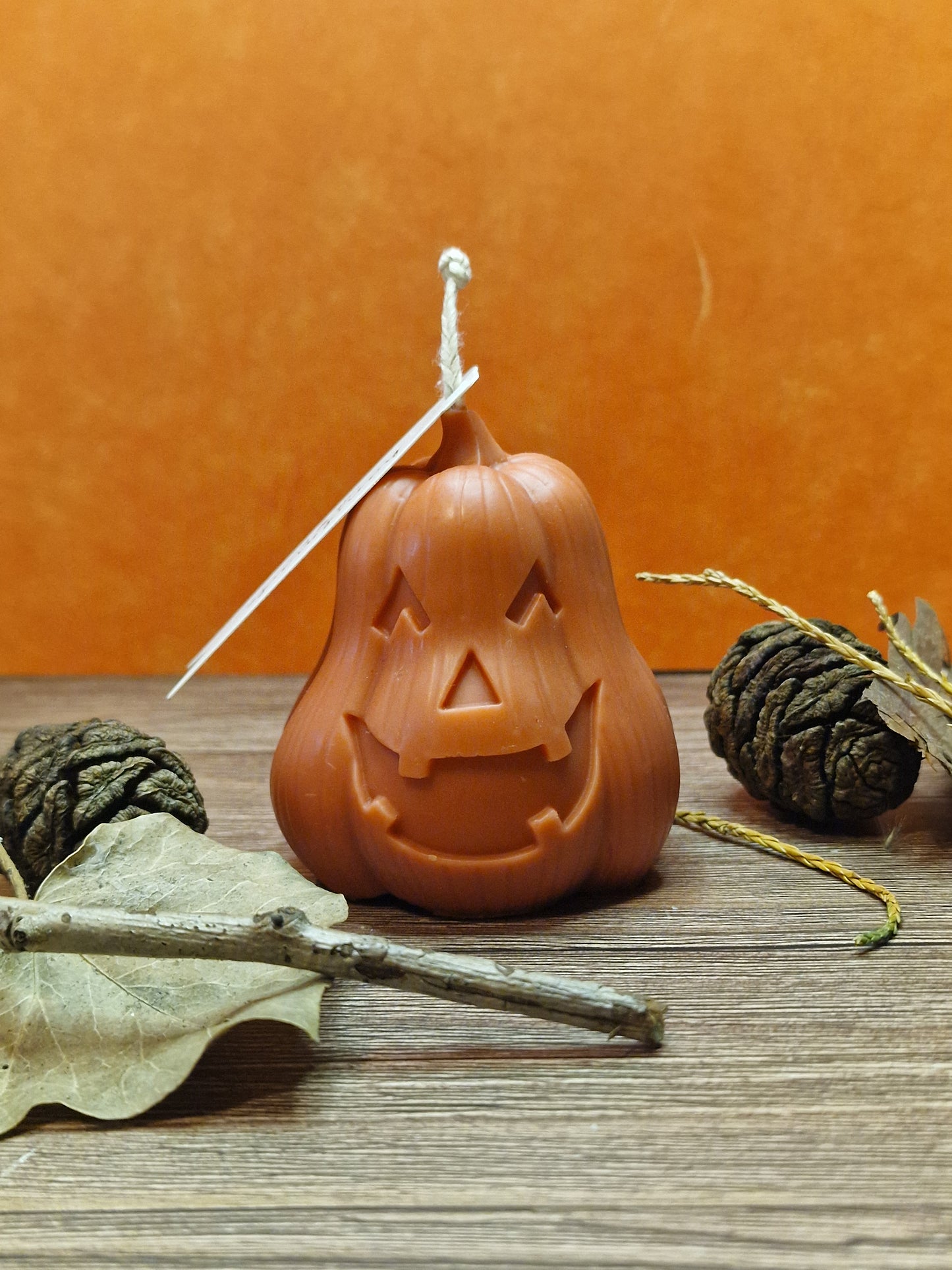 Halloween-Kürbiskerze