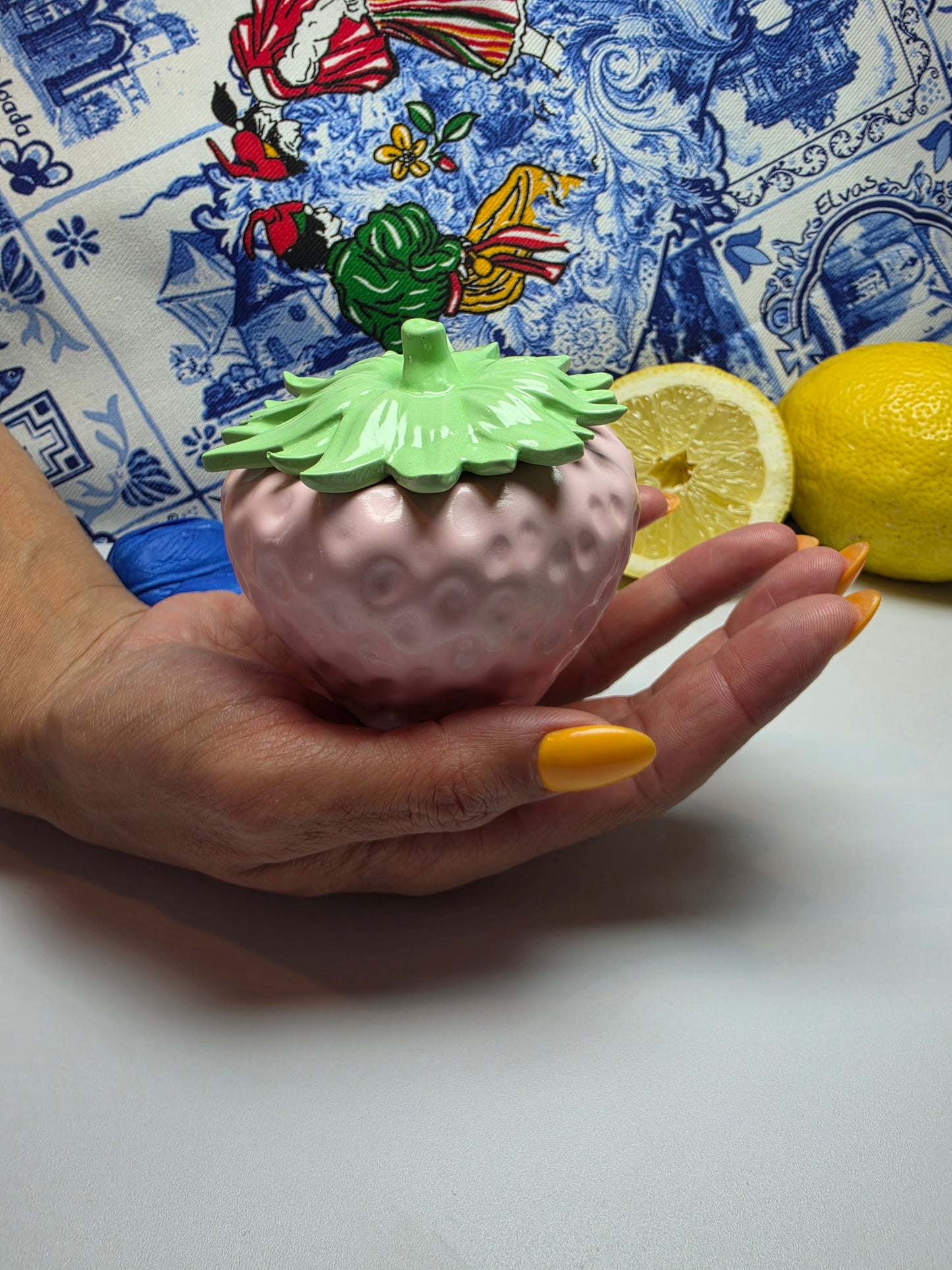 Erdbeerfrische – Erdbeere & Minze Duftkerze