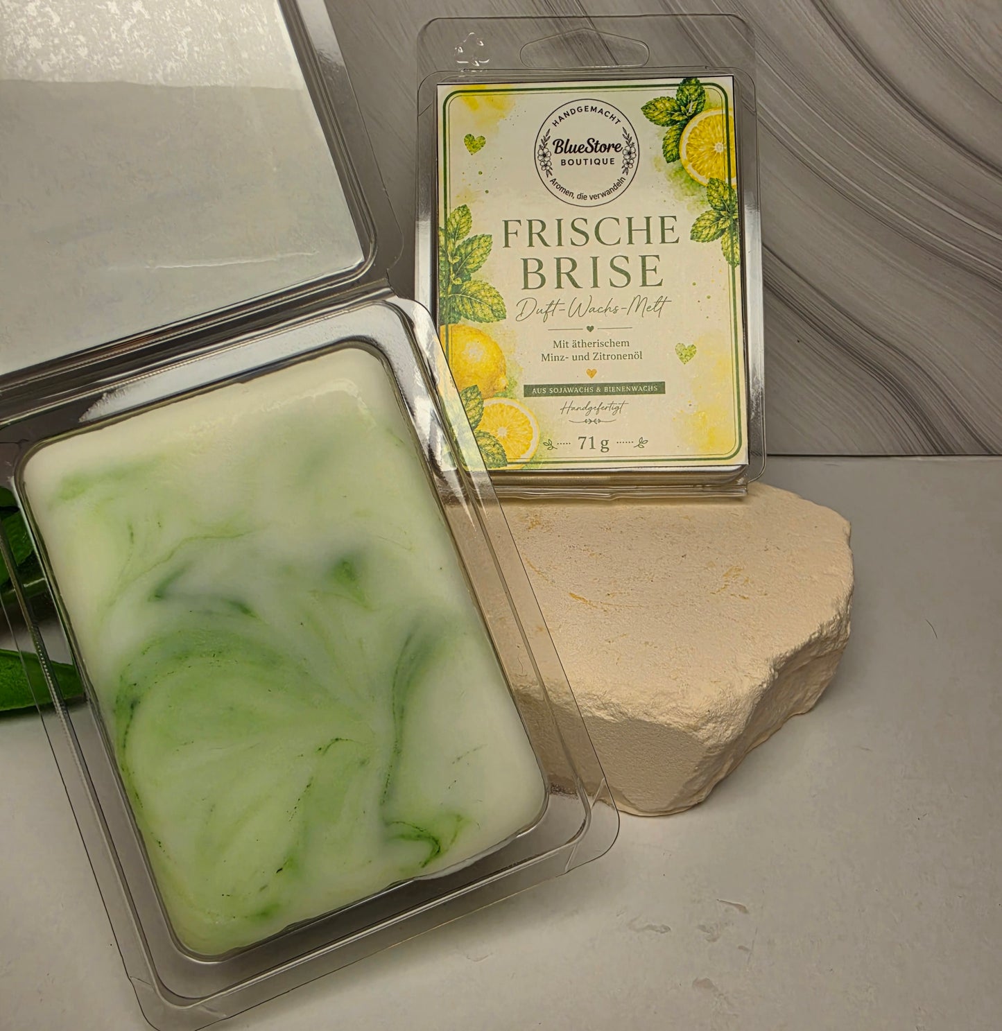 Frische Brise Duft-Wachs-Melt | Minze & Zitrone 71g