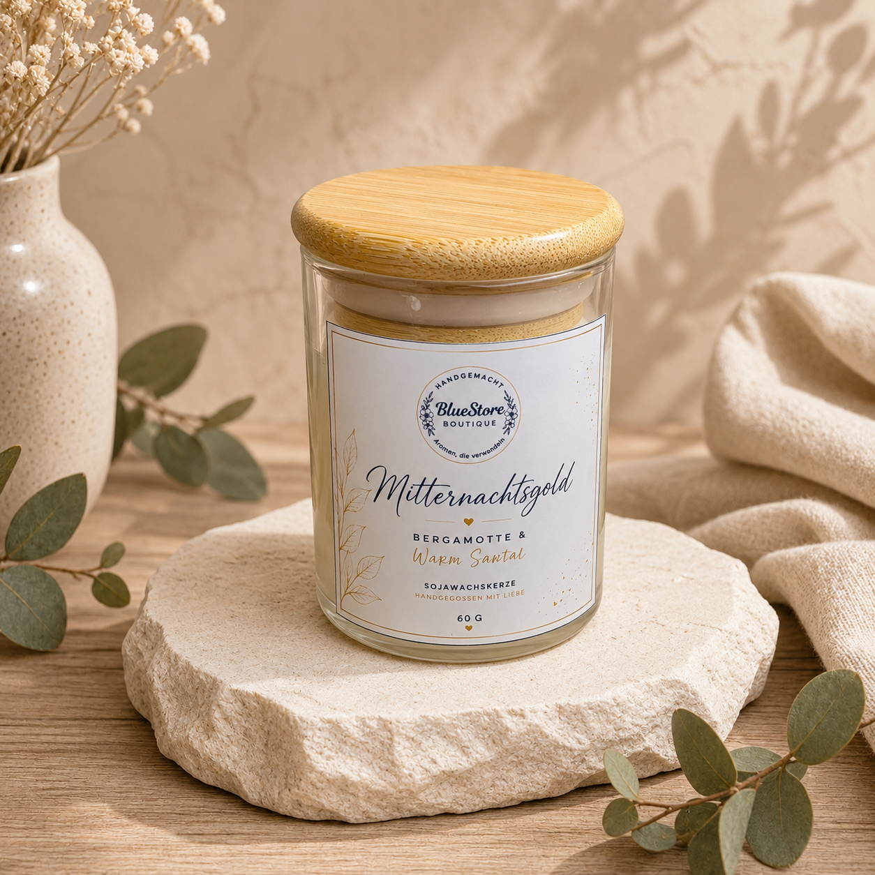 Mitternachtsgold – Bergamotte & Warm Santal