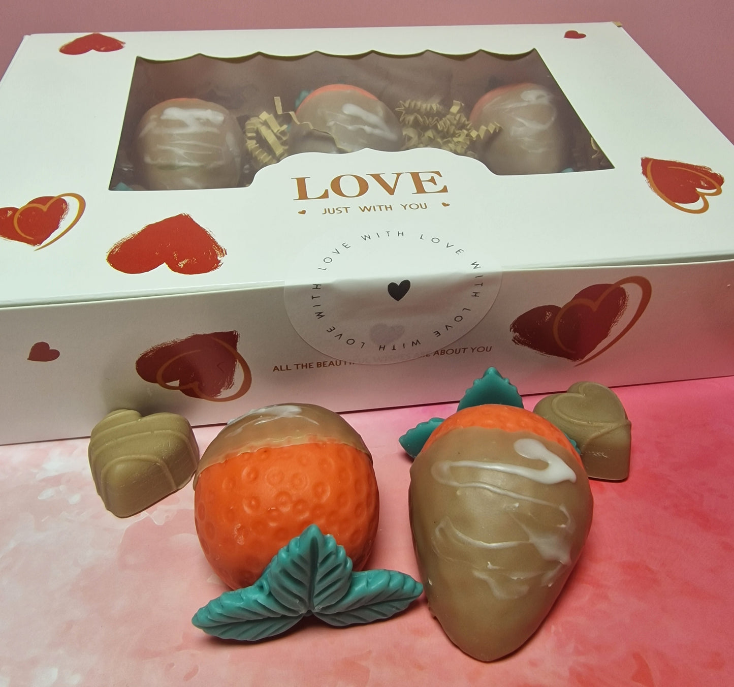 Wax Melts – Erdbeer-Pralinen