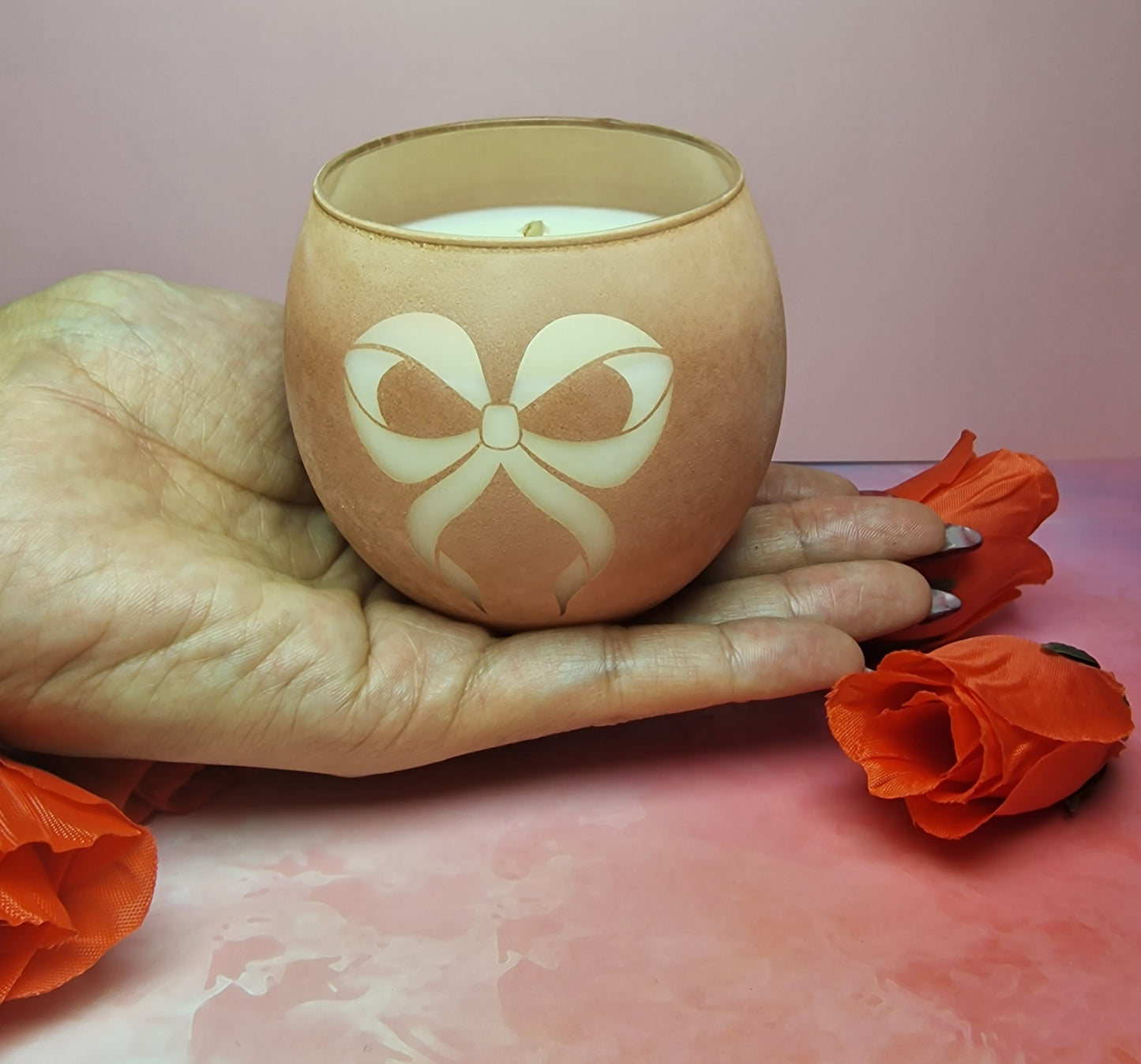 Pink Heart – Duftkerze