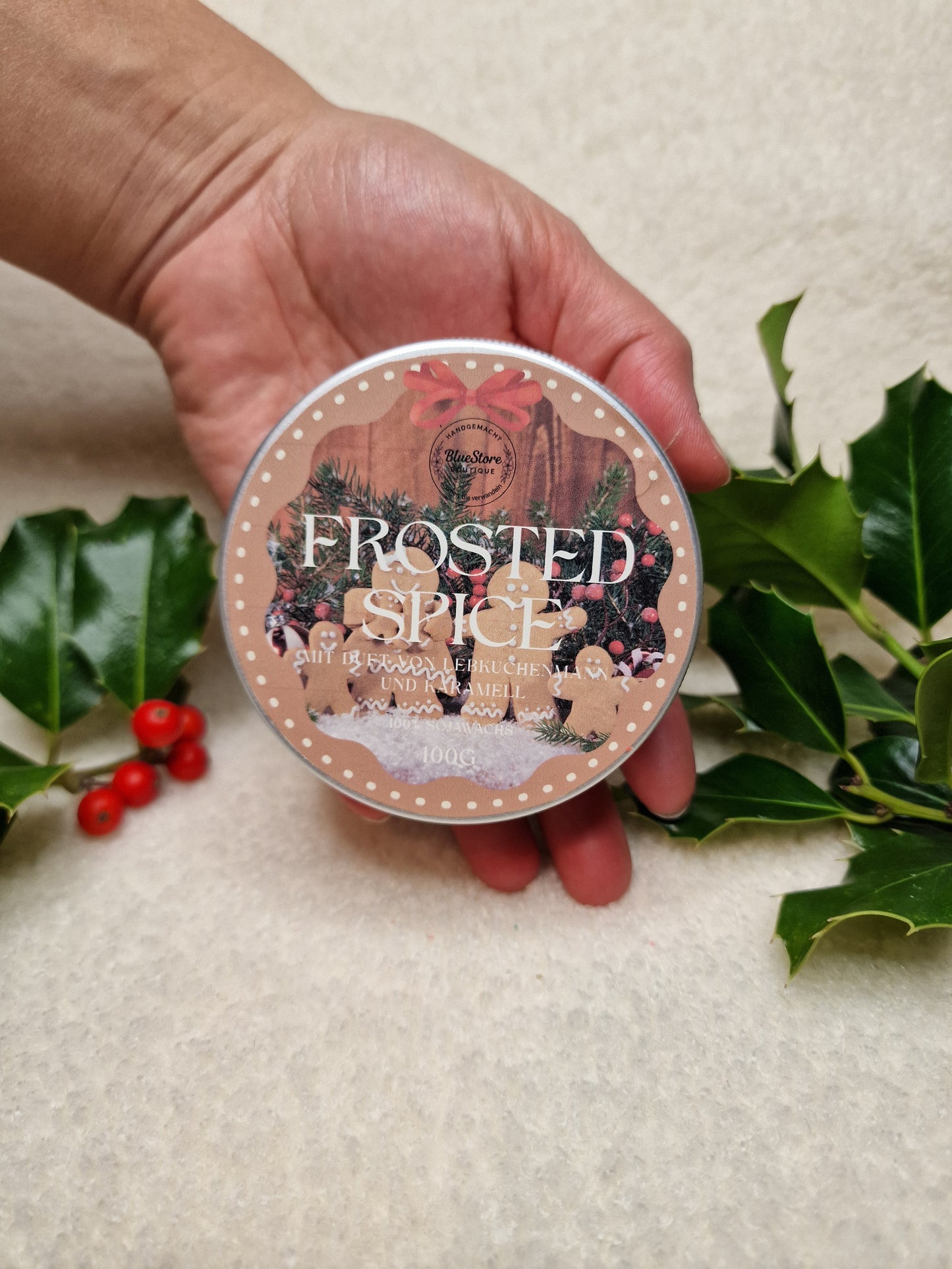 Frosted Spice – Sojawachskerze