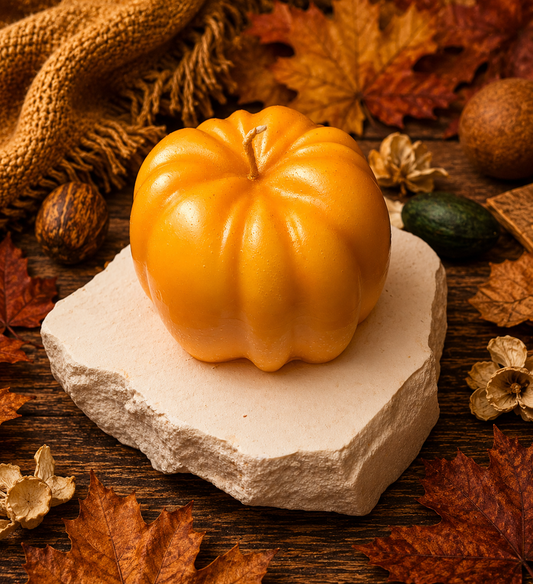 Autumn Pumpkin – Dekorative Kürbiskerze