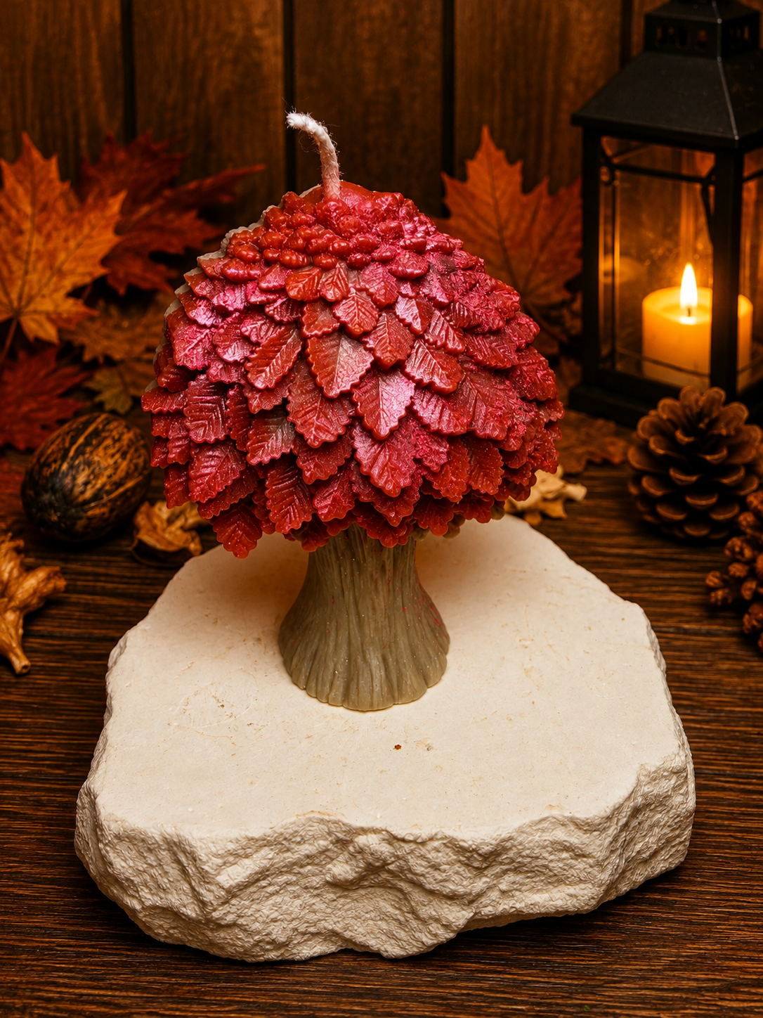 Autumn Tales – Handgegossenes Wachsfiguren-Set