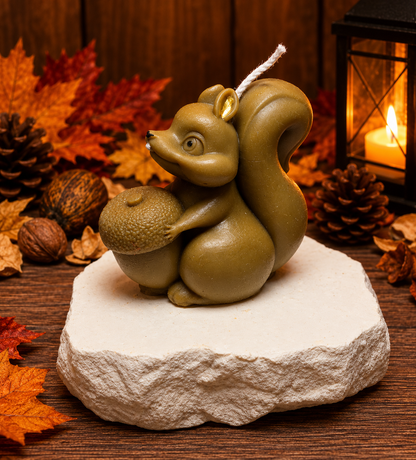 Autumn Tales – Handgegossenes Wachsfiguren-Set