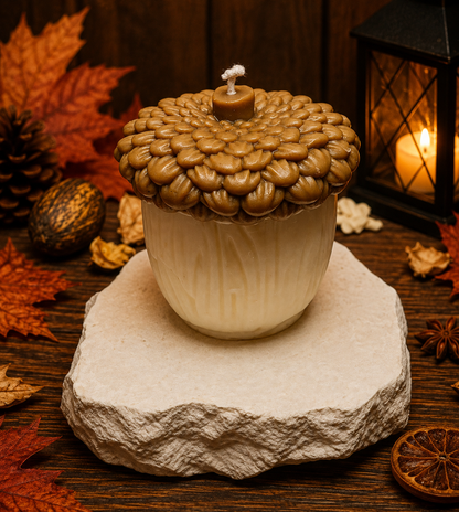 Autumn Tales – Handgegossenes Wachsfiguren-Set
