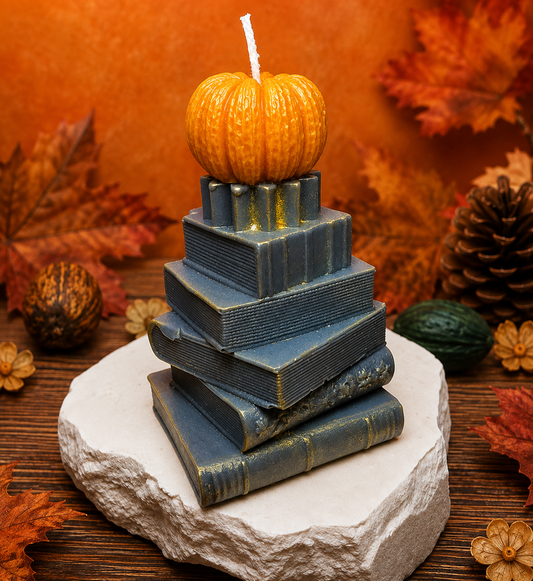 Midnight Pumpkin – Halloween Bücherkerze