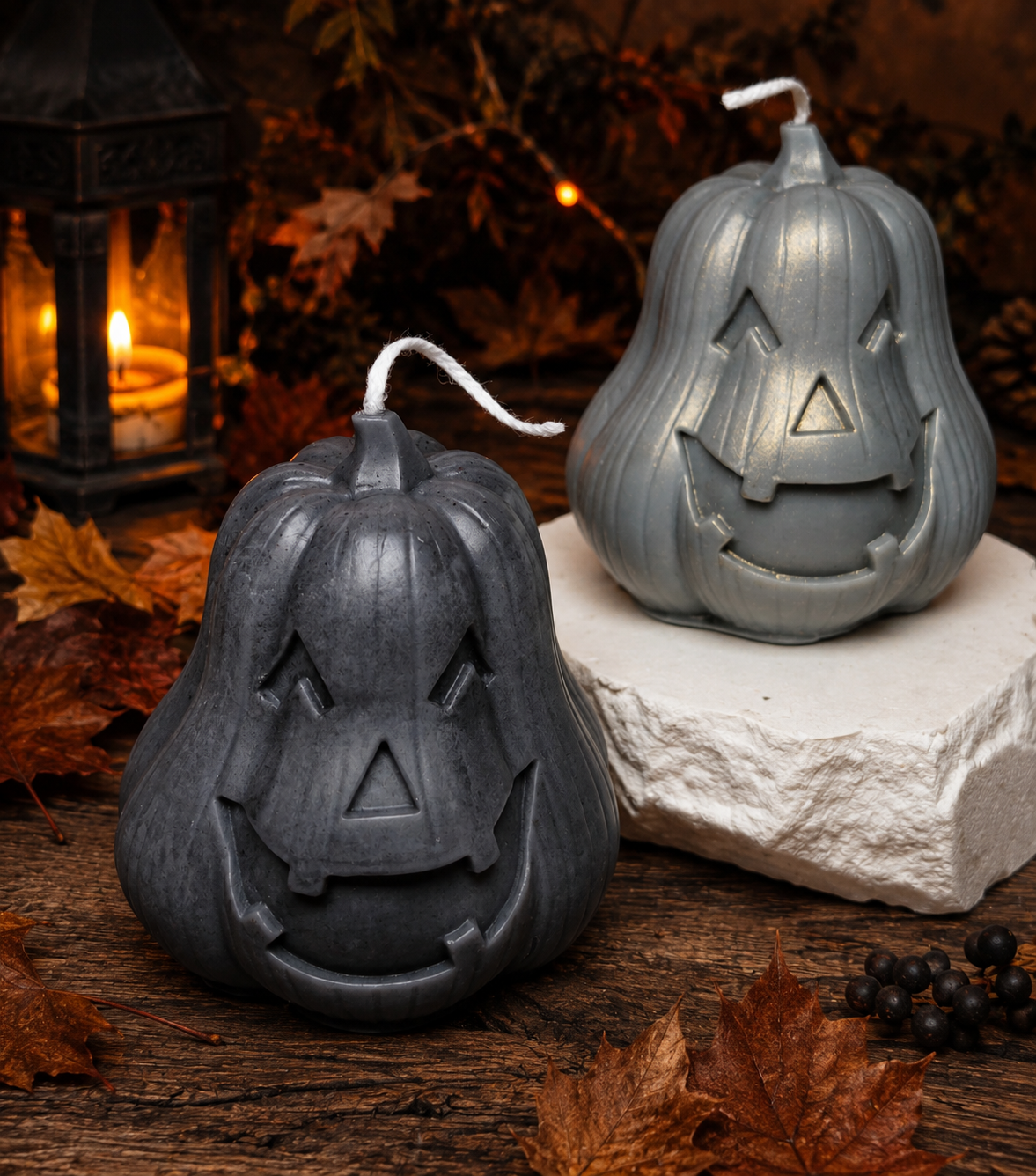 Spooky Pumpkin – Halloween Figurenkerze