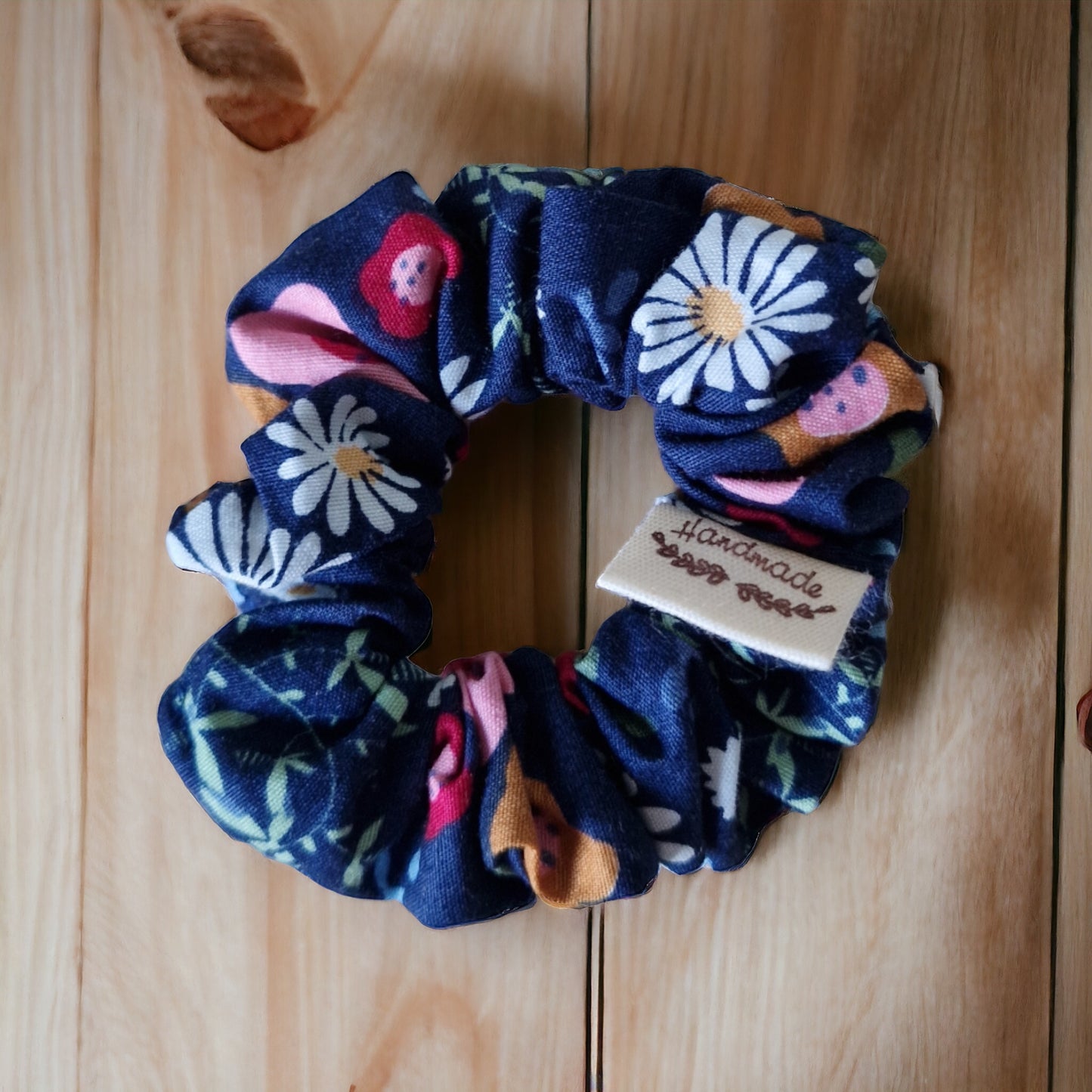 Scrunchie XS Flower Himmel