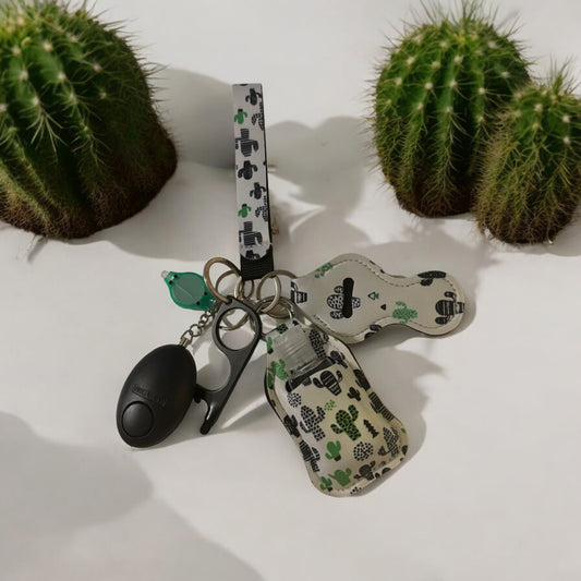 Safety Keychain Cactus