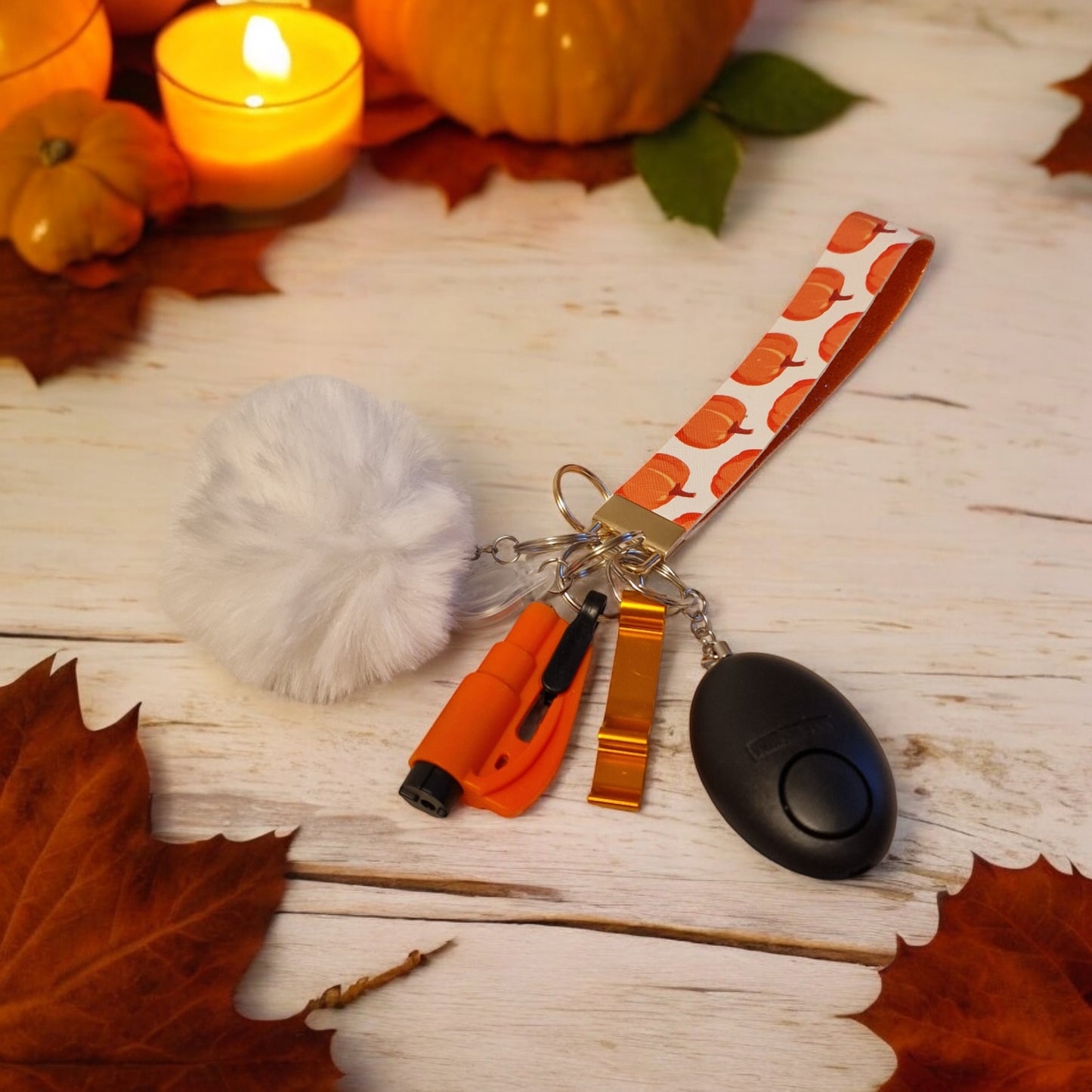 Safety Keychain Pumpking