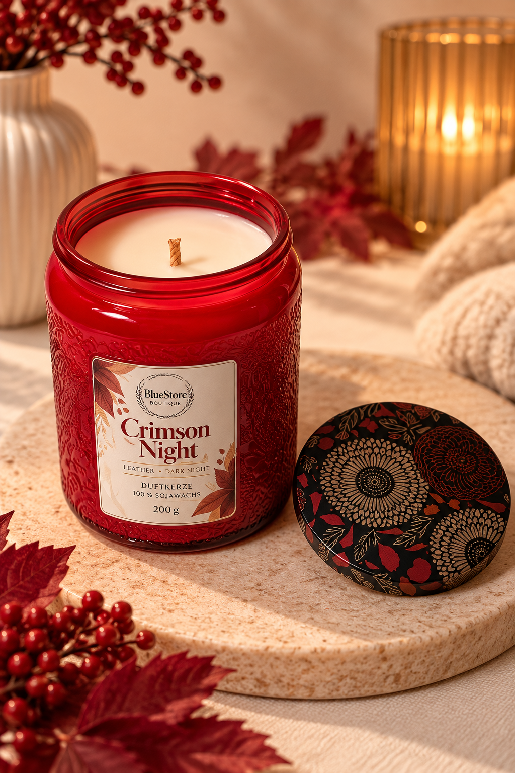Crimson Night – Duftkerze