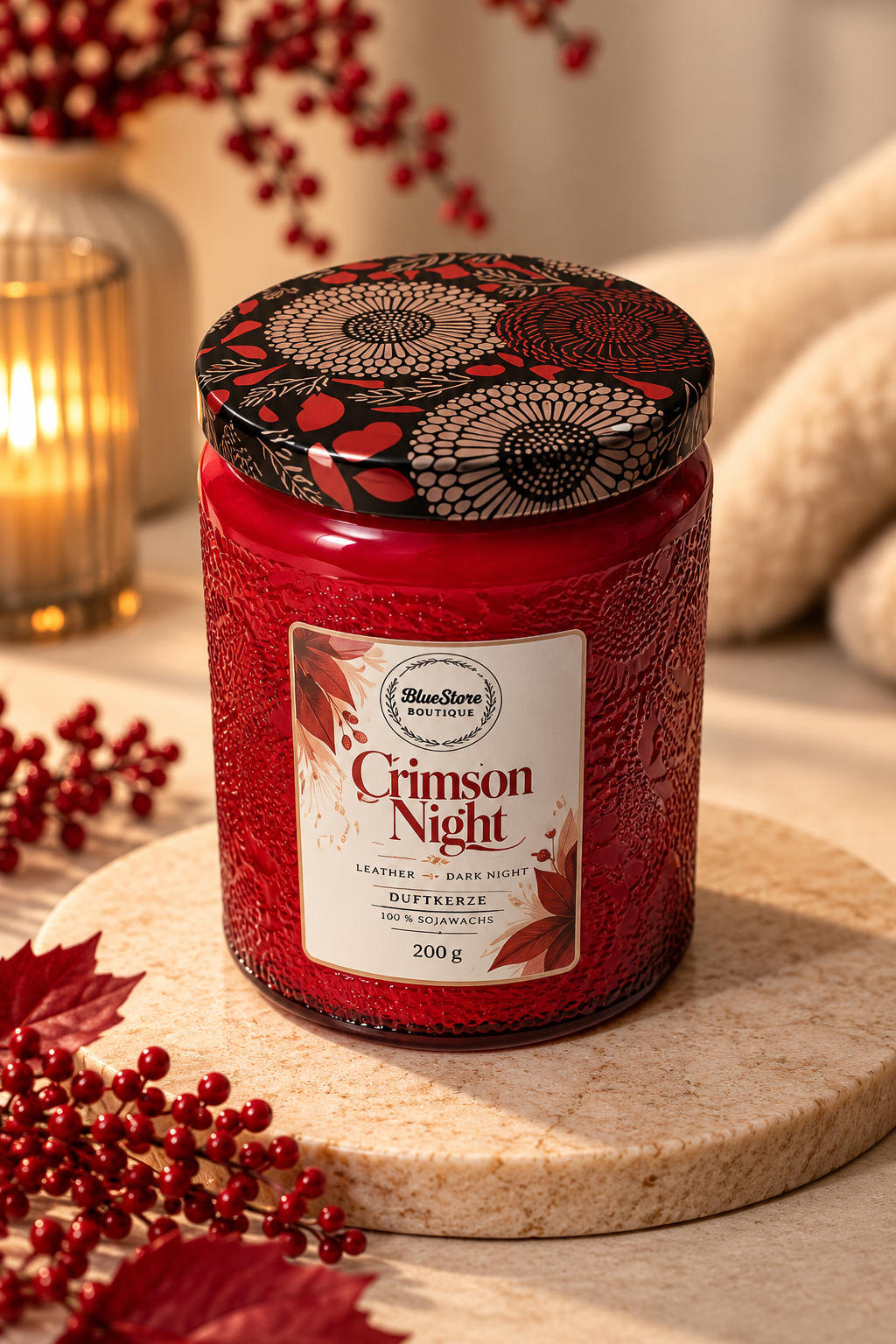 Crimson Night – Duftkerze
