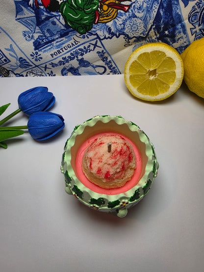 Wassermelonen Traum – Erdbeere, Melone & Vanille Kerze