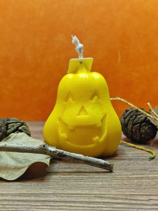 Halloween-Kürbiskerze