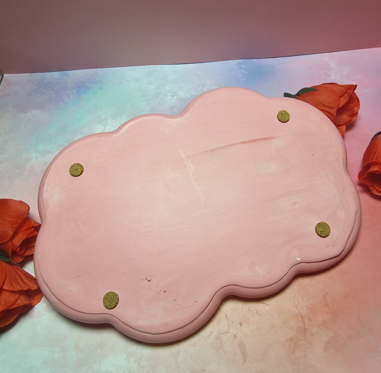 Cloud Plate – Handgefertigter Gips-Teller