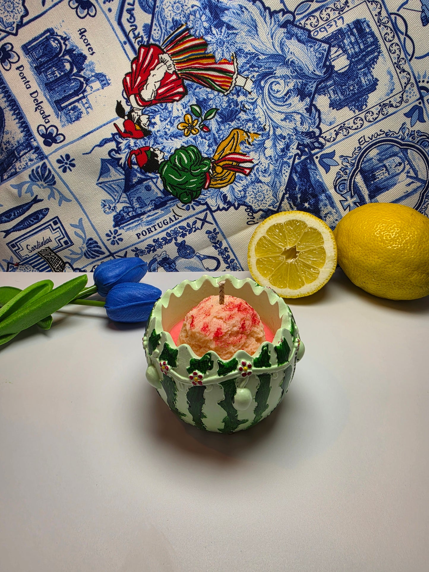 Wassermelonen Traum – Erdbeere, Melone & Vanille Kerze