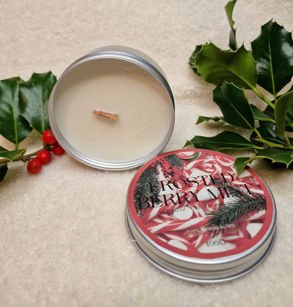 Frosted Berry Mint – Sojawachskerze