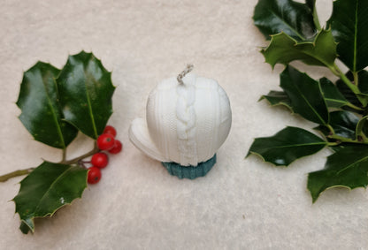 Weihnachtshandschuh – Dekorative Kerze