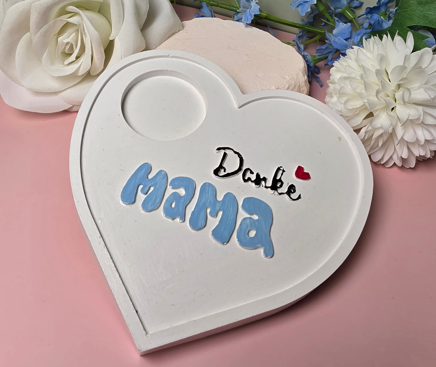 Herz-Teller „Danke Mama“