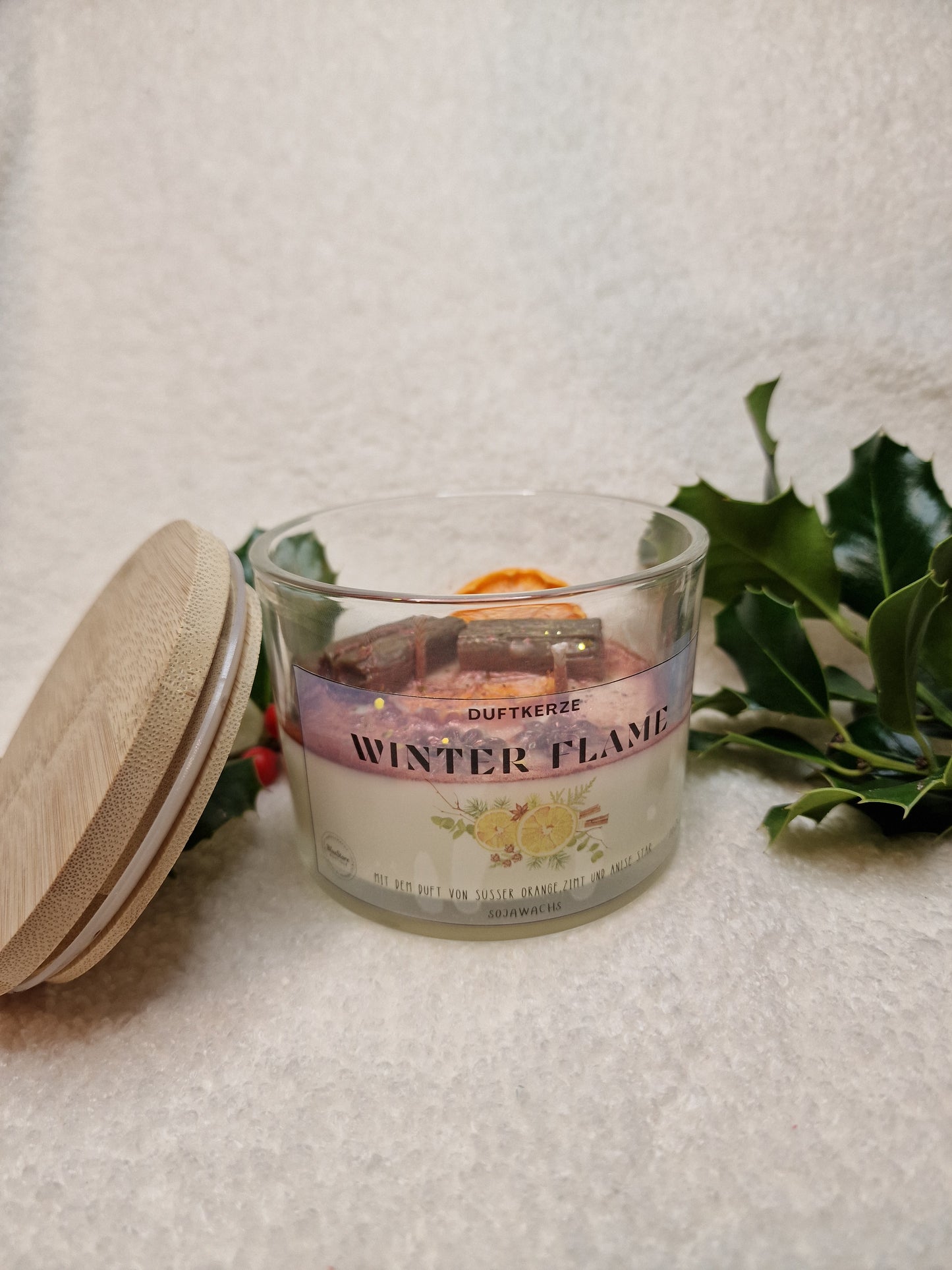 Winter Flame – Sojawachskerze