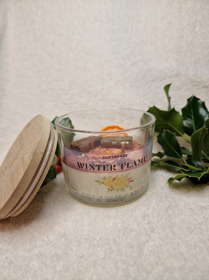 Winter Flame – Sojawachskerze