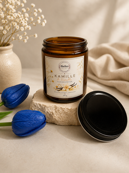 Kamille & Vanille Sojawachskerze | 45g & 180g