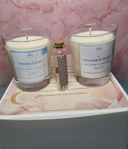 Duftkerzen Set – Gelassene Kraft & Freies Licht