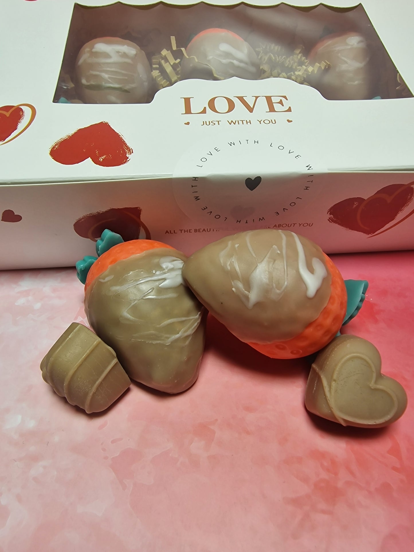 Wax Melts – Erdbeer-Pralinen