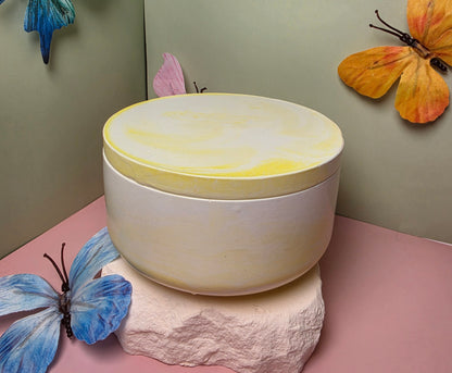 Zitronenblüte Duftkerze