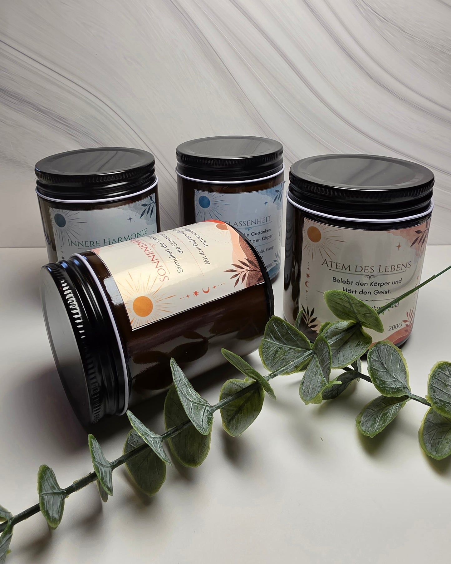 Ritual der Vitalität – Duftkerzen-Set für Energie, Motivation & Innere Balance