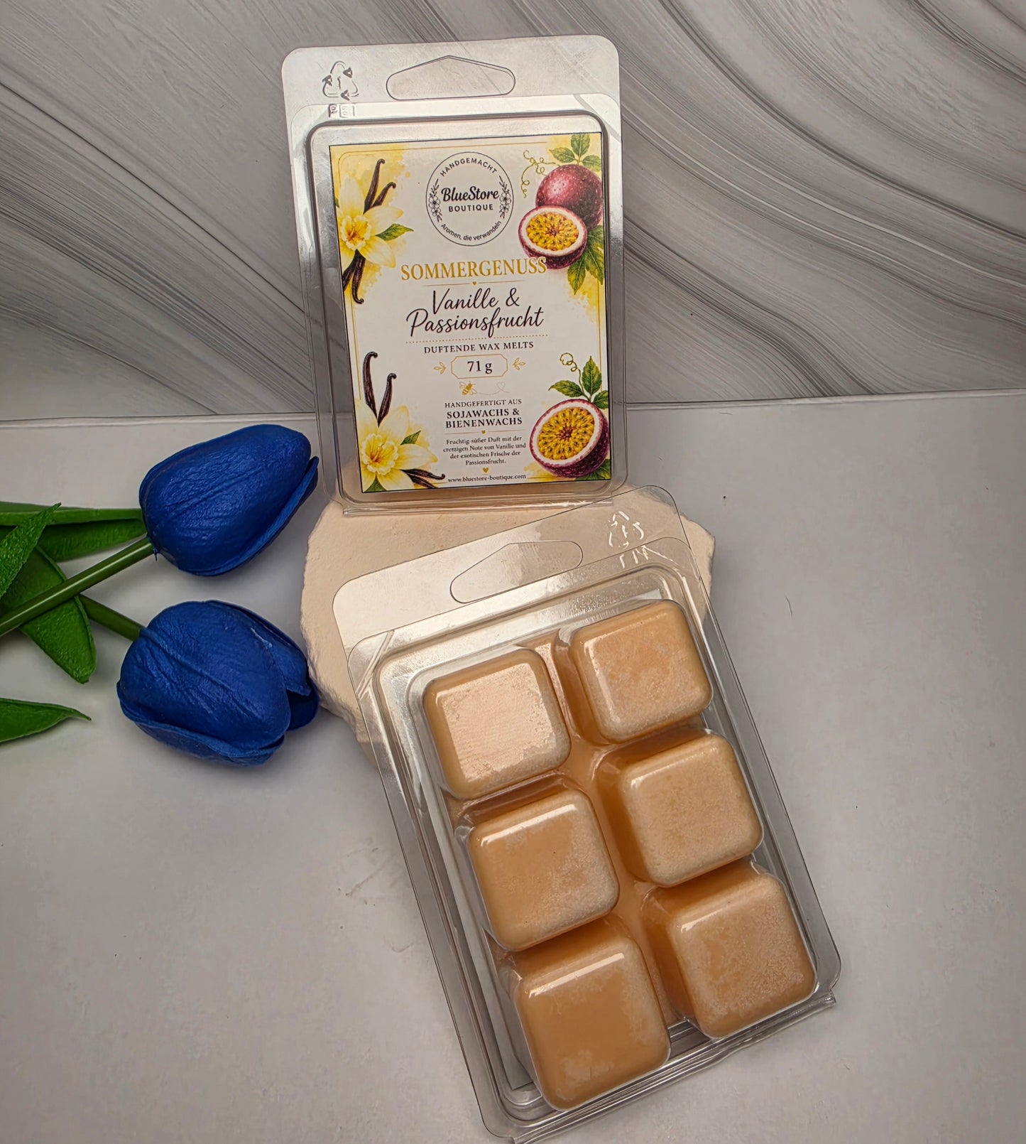 Sommergenuss – Vanille & Passionsfrucht | Duftende Wax Melts