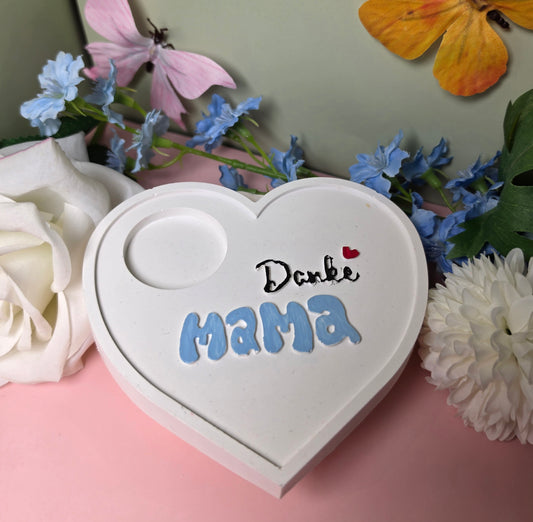 Herz-Teller „Danke Mama“