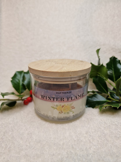Winter Flame – Sojawachskerze