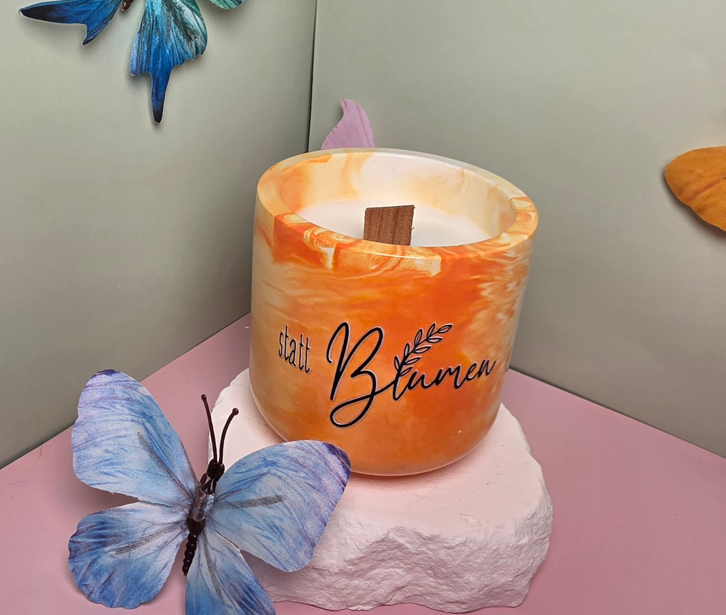Lavendelblüte Duftkerze