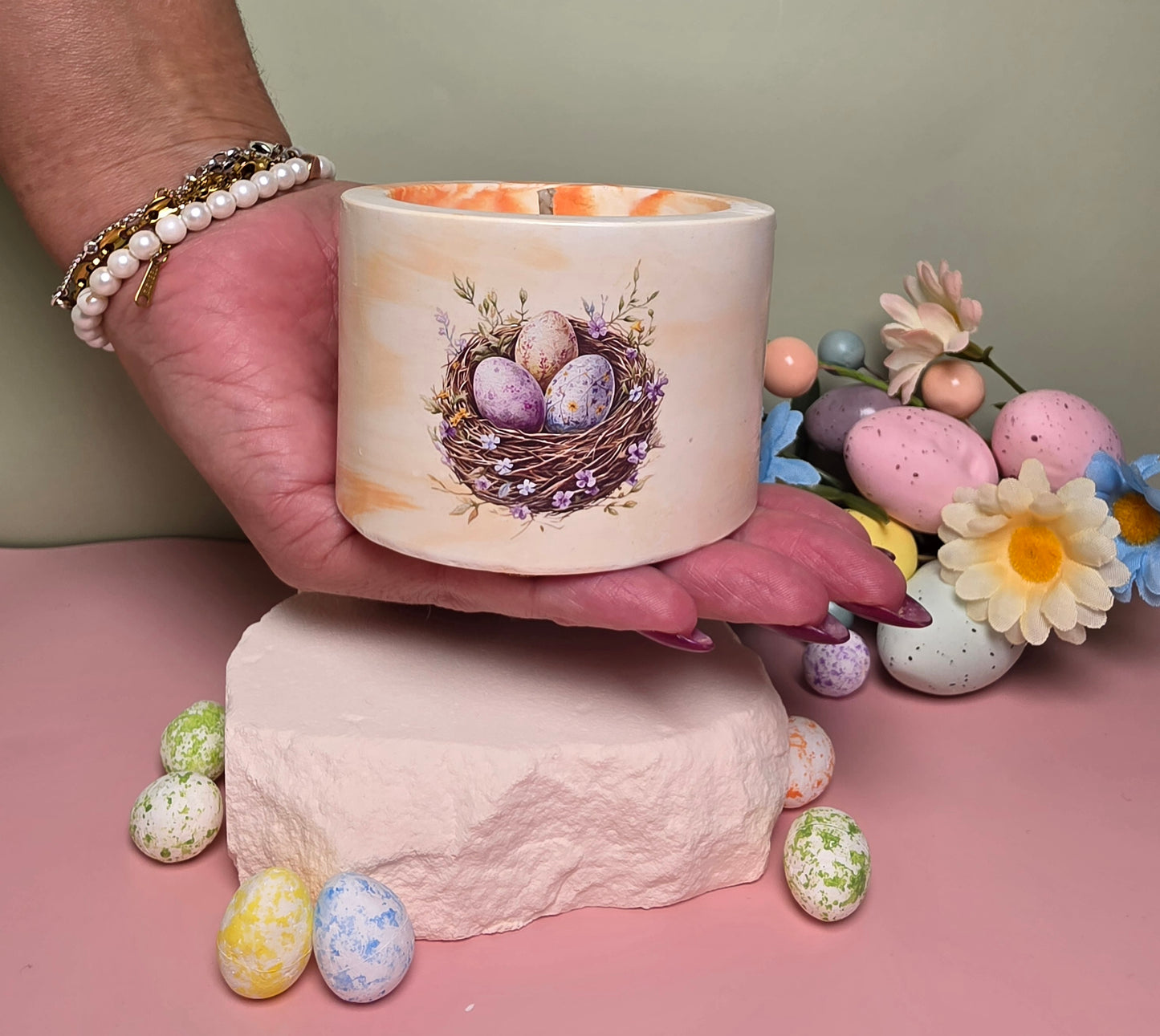 Osterfreude Duftkerze