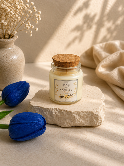 Kamille & Vanille Sojawachskerze | 45g & 180g