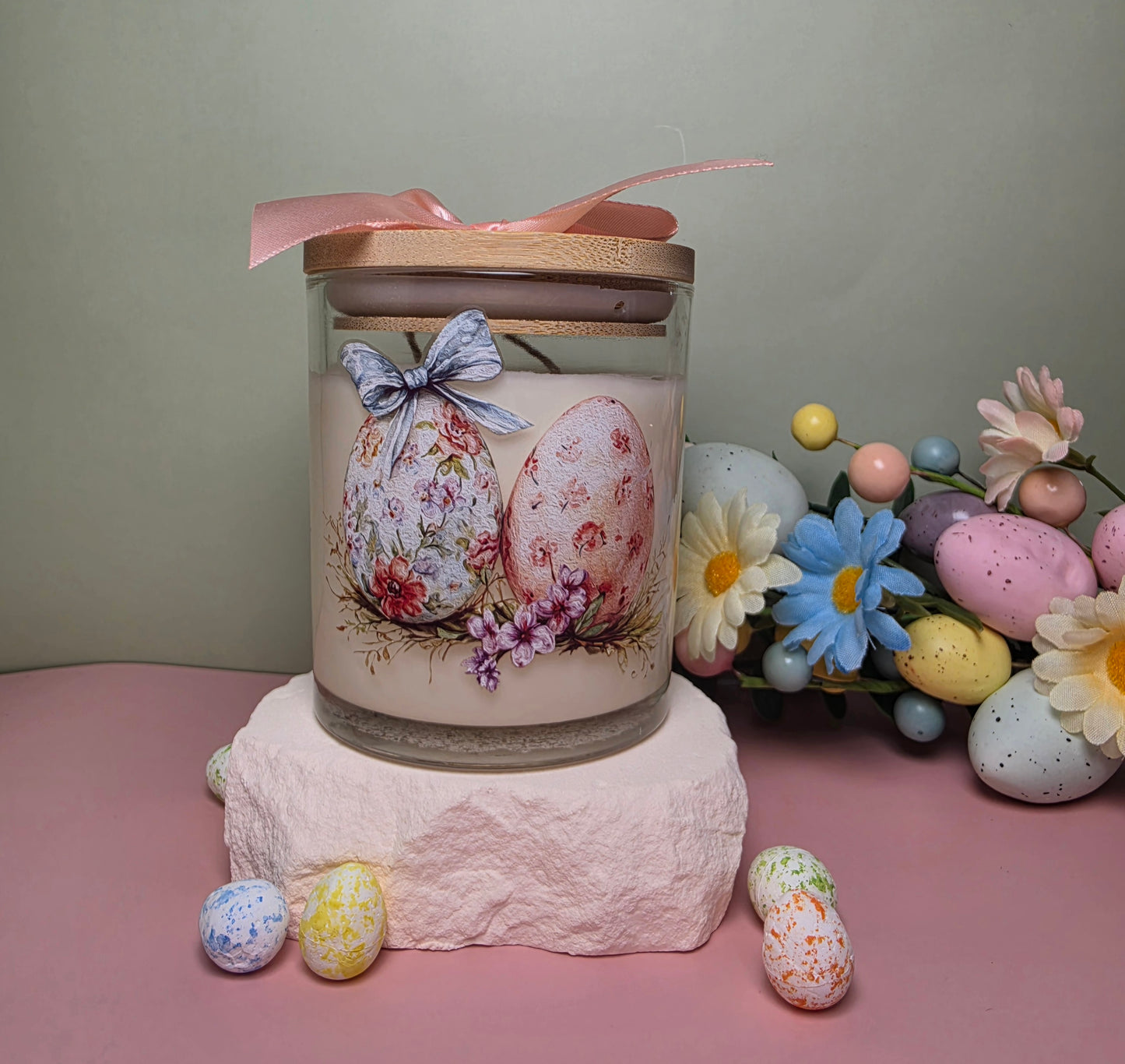 Osterlicht Duftkerze