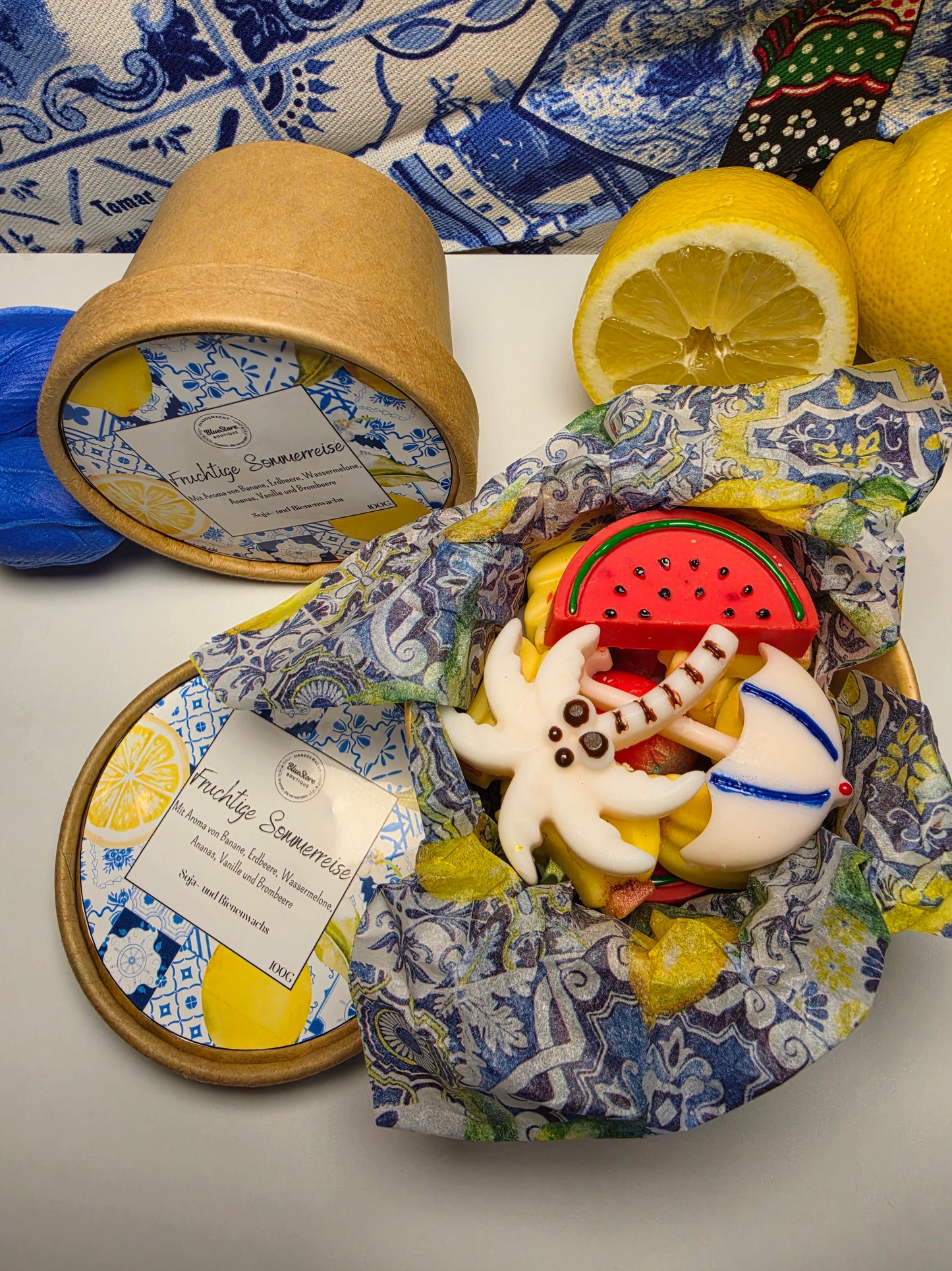 Fruchtige Sommerreise – Duft-Wax Melts 🍋☀️