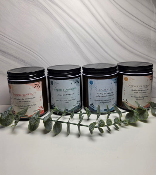 Ritual der Vitalität – Duftkerzen-Set für Energie, Motivation & Innere Balance