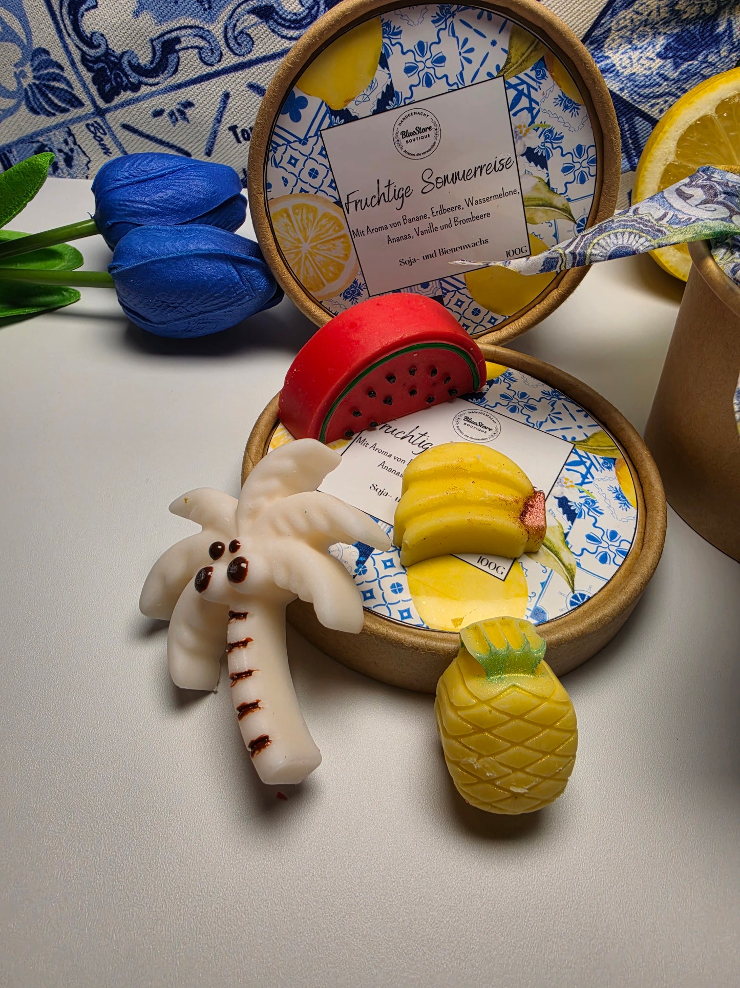 Fruchtige Sommerreise – Duft-Wax Melts 🍋☀️