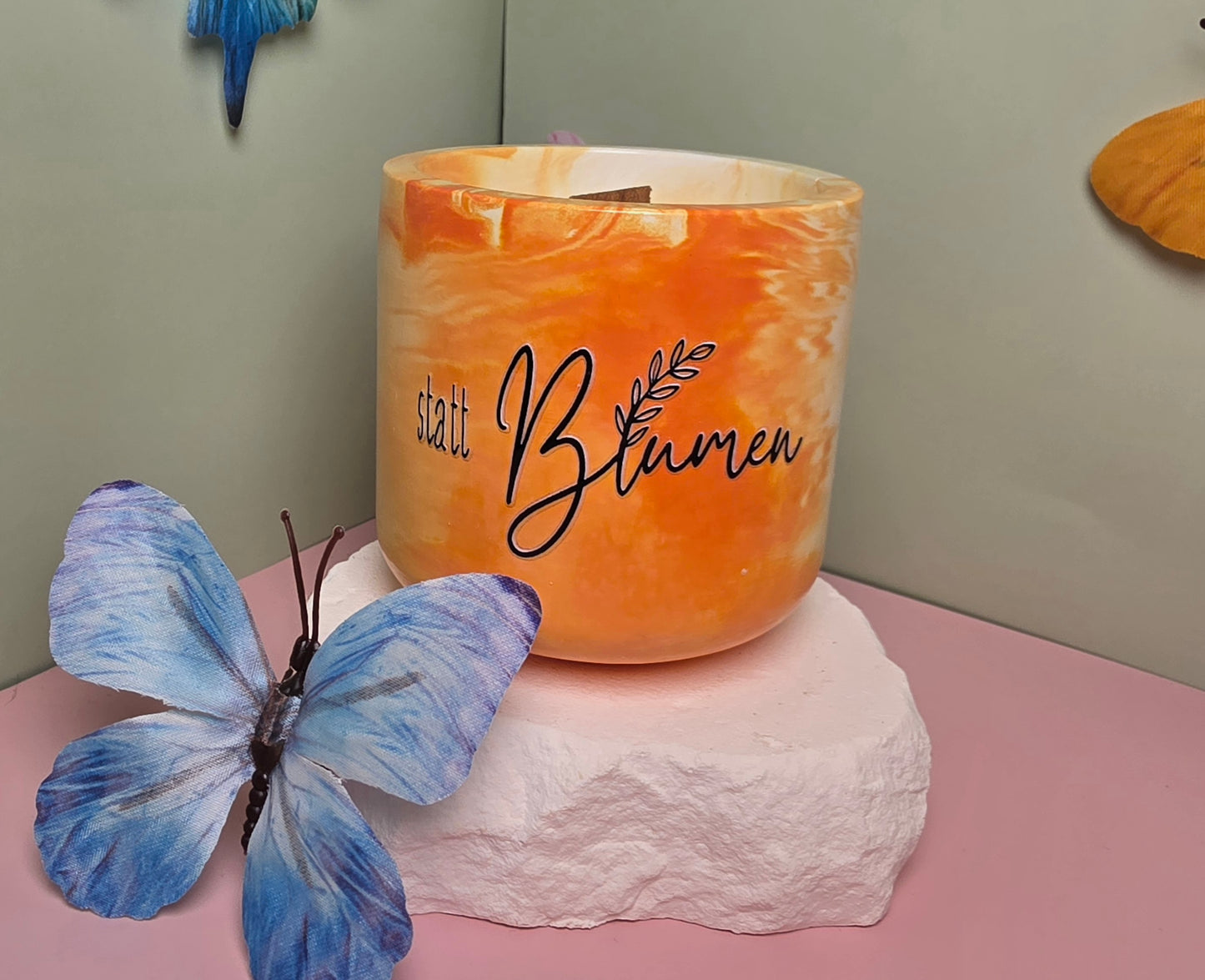 Lavendelblüte Duftkerze