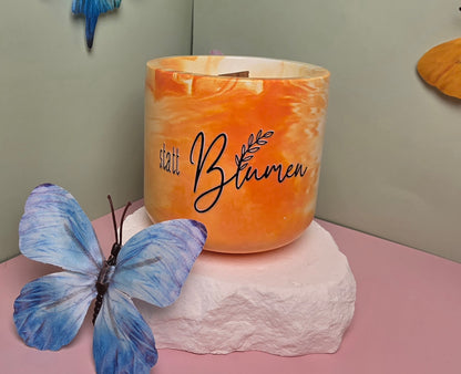 Lavendelblüte Duftkerze