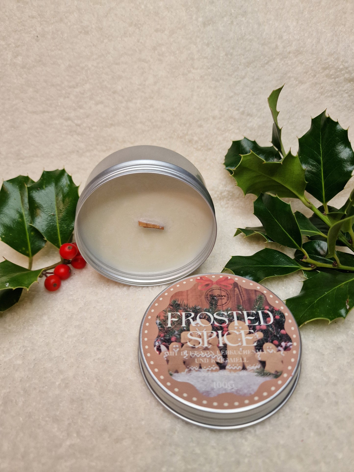 Frosted Spice – Sojawachskerze