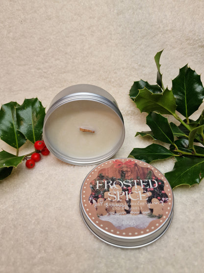 Frosted Spice – Sojawachskerze
