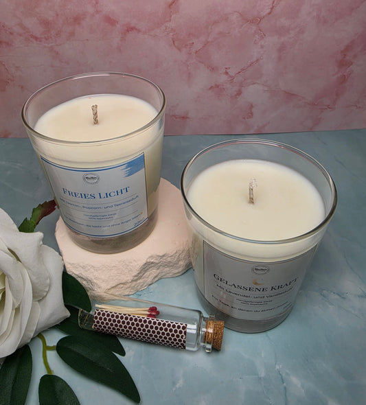 Duftkerzen Set – Gelassene Kraft & Freies Licht