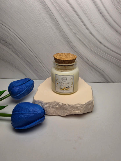 Kamille & Vanille Sojawachskerze | 45g & 180g