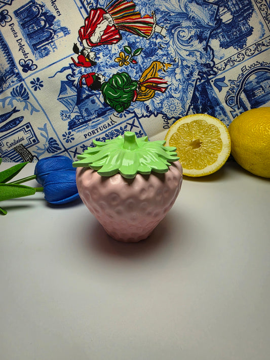 Erdbeerfrische – Erdbeere & Minze Duftkerze